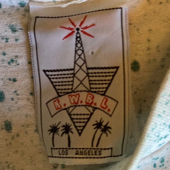 KWBL Los Angeles cotton/poly quality tee O/S hand painted - Picture 2 of 7